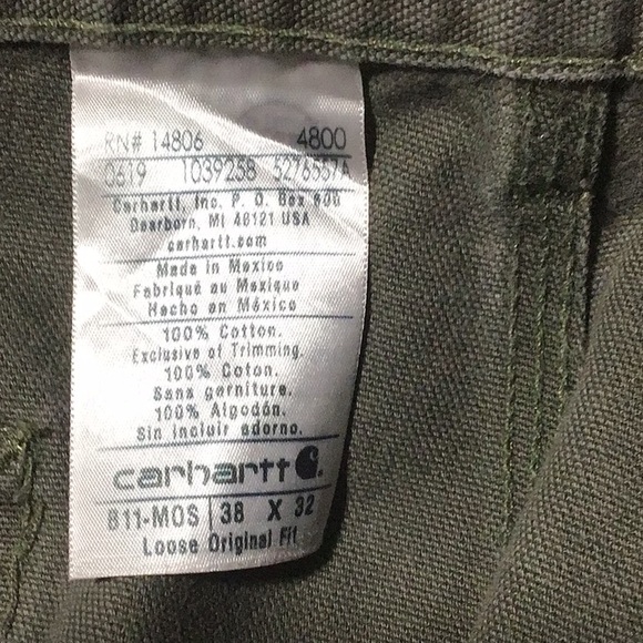 NWOT Carhartt work pants 38/32 - Picture 3 of 4